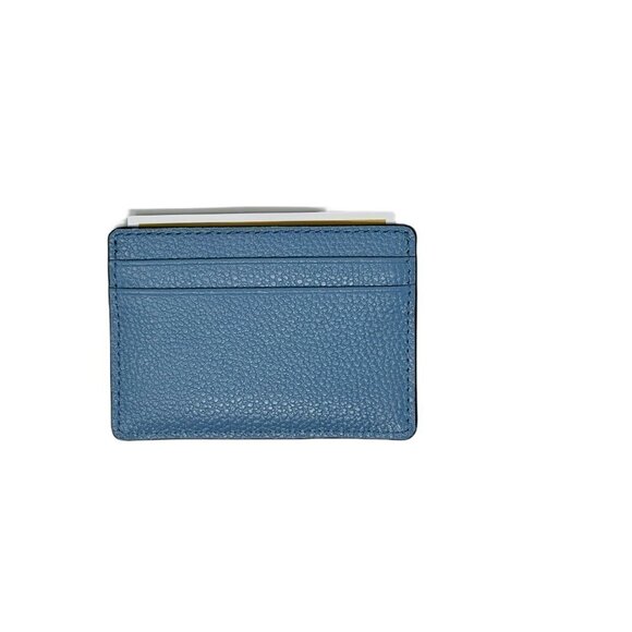 Michael Kors Jet Set Travel Medium Zip Around Card Case  MICHAEL Kors Jet Set Pale Blue Leather Card Holder